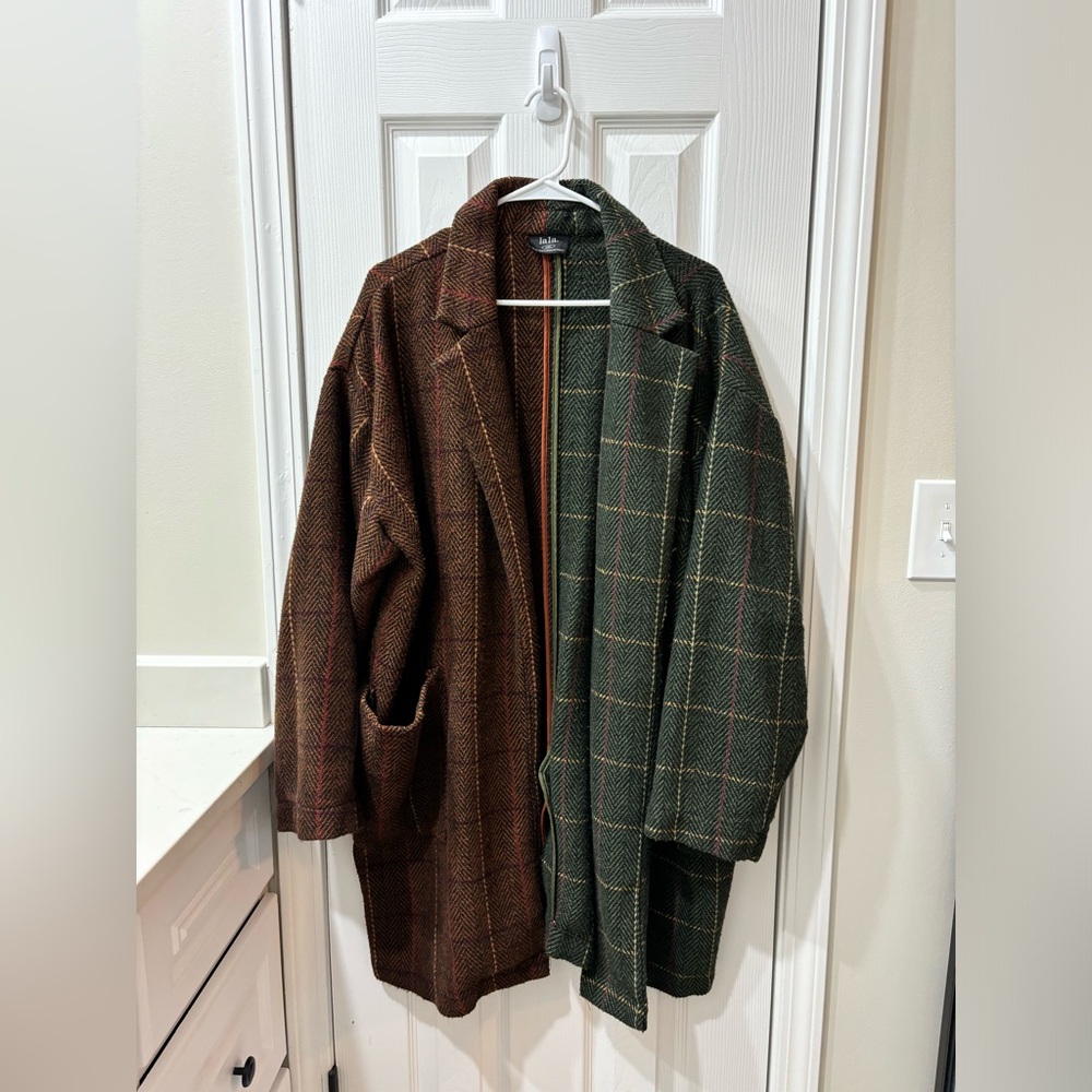 Fall oversized trench coat jacket